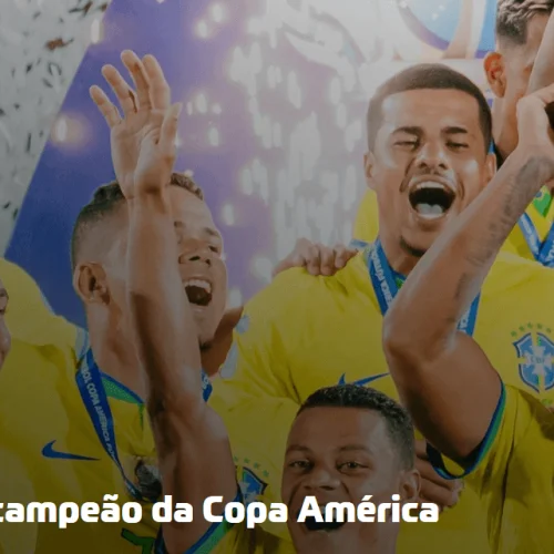 Brasil é tetracampeão da Copa América